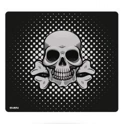 SVEN MP-GF2L, Gaming Mouse Pad -Scull-, Dimensions: 450 x 400 х 3 mm,  Non-slip rubber base